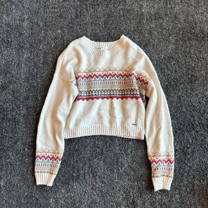 hollister cropped sweater